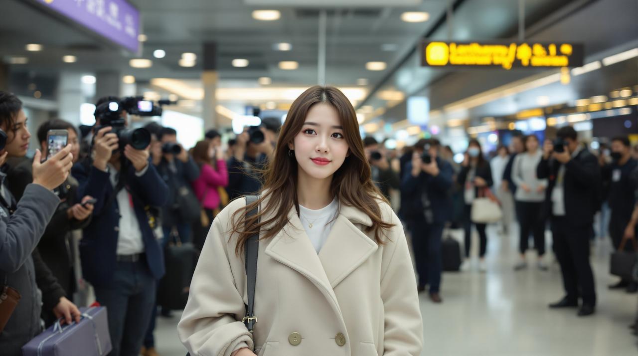 某女团成员机场被拍，素颜状态与精修图判若两人